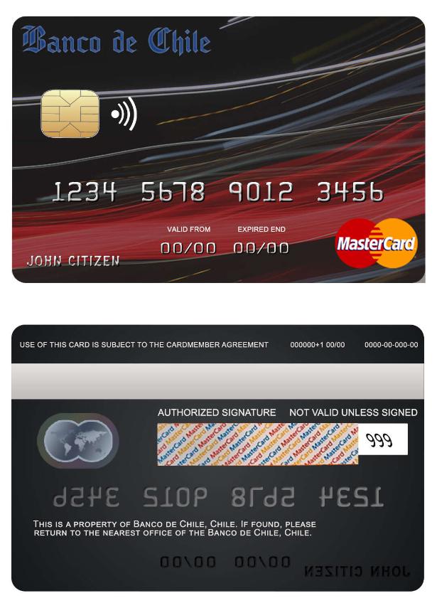 Chile Banco de Chile bank mastercard